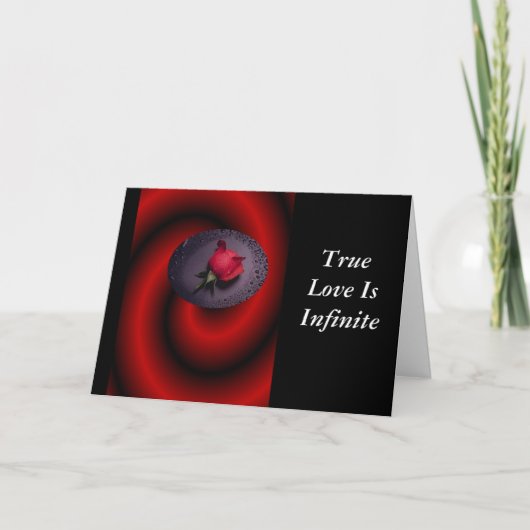 Dimension der Liebe Feiertagskarte (Vorderseite)