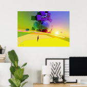 Dimension unbekannt - surales Poster (Heimbüro)