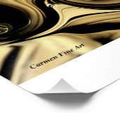 "Dimension Vs Form" Glossy Poster (Ecke)