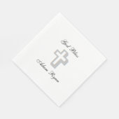 "Dimensional Cross" Papier Napkins Serviette (Ecke)