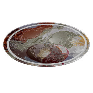 Dimensional Fruit Motif Schneidebrett
