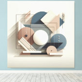 Dimensional Harmony Blocks Leinwanddruck (Insitu (Holzboden))