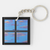 Dimensional Sky Art Schlüsselanhänger (Rückseite)