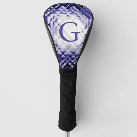 Dimensional Square Navy-G Golf Head Cover Headcover (Vorderseite)