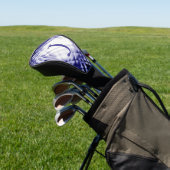 Dimensional Square Navy-J Golf Head Cover Golf Headcover (In SItu)