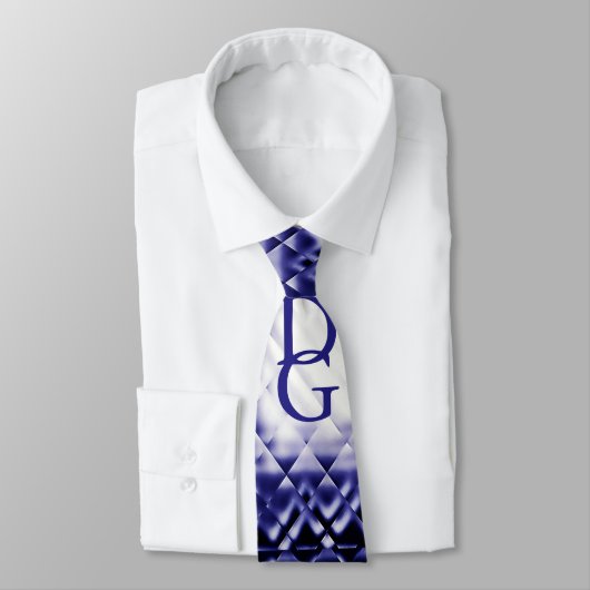 Dimensional Square-Navy Krawatte (Gebunden)