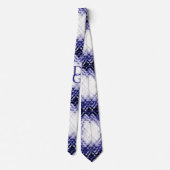 Dimensional Square-Navy Krawatte (Rückseite)