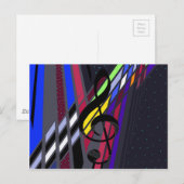 Dimensionen der Musik Postkarte (Vorne/Hinten)