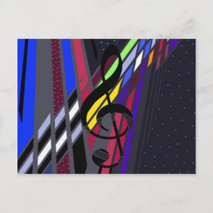 Dimensionen der Musik Postkarte