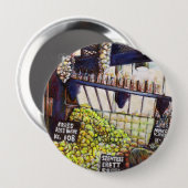 Dimensionen der Neugier Button (Vorne & Hinten)