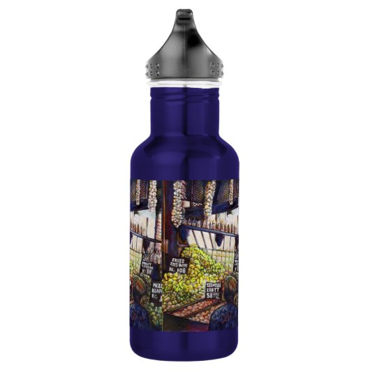 Dimensionen der Neugier Edelstahlflasche (Rechts)