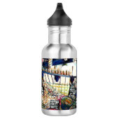 Dimensionen der Neugier Edelstahlflasche (Rechts)