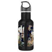 Dimensionen der Neugier Edelstahlflasche (Rückseite)