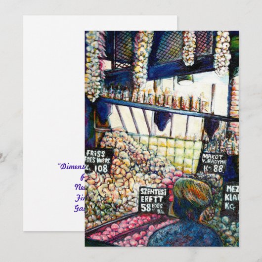 Dimensionen der Neugier Feiertagskarte (Vorne/Hinten)