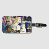 Dimensionen der Neugier Gepäckanhänger (Vorderseite (Horizontal))