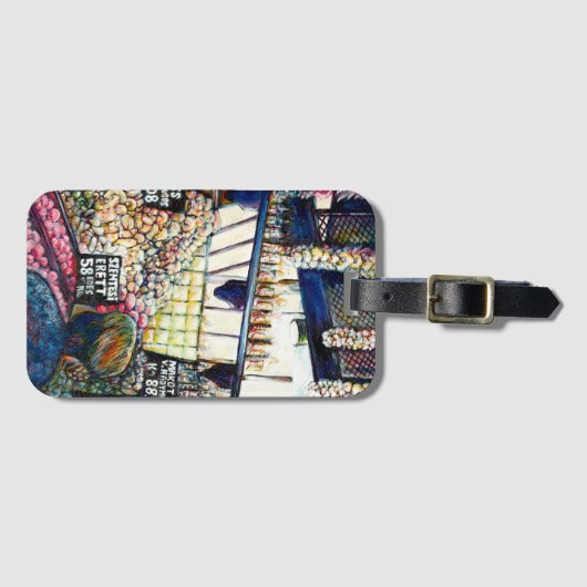 Dimensionen der Neugier Gepäckanhänger (Vorderseite (Horizontal))