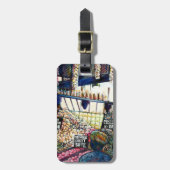 Dimensionen der Neugier Gepäckanhänger (Vorderseite vertikal)