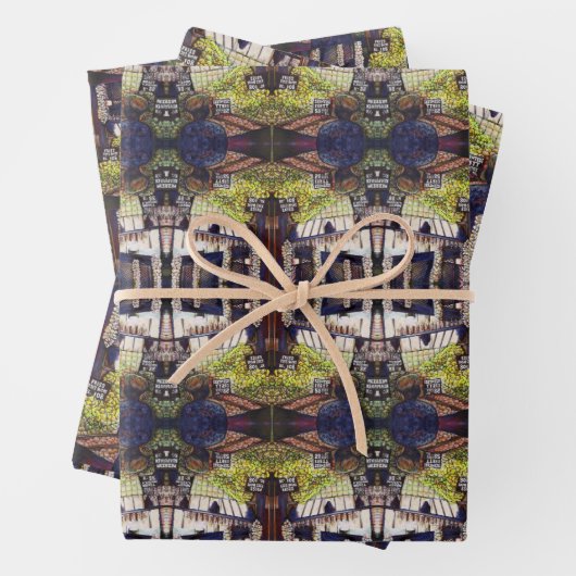 Dimensionen der Neugier Geschenkpapier Set (Beispiel)