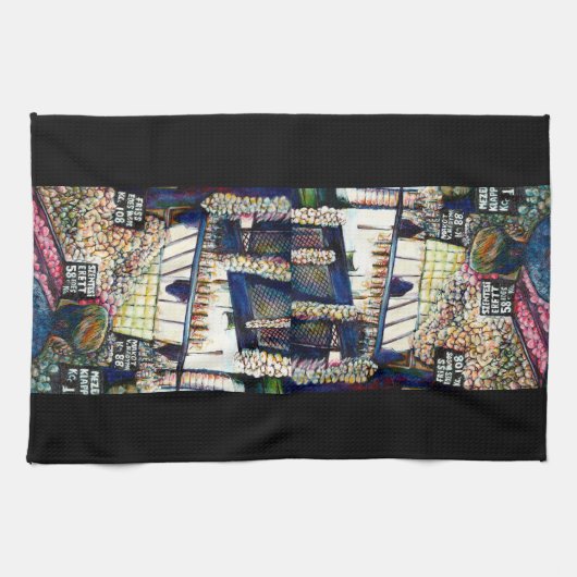 Dimensionen der Neugier Geschirrtuch (Horizontal)