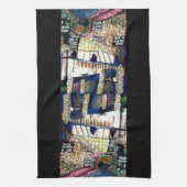 Dimensionen der Neugier Geschirrtuch (Vertikal)