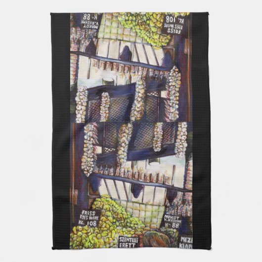 Dimensionen der Neugier Geschirrtuch (Vertikal)