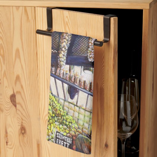 Dimensionen der Neugier Geschirrtuch (Drittel gefaltet)