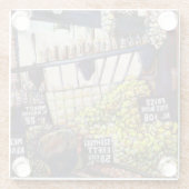 Dimensionen der Neugier Glasuntersetzer (Rückseite)