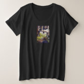 Dimensionen der Neugier Große Größe T-Shirt (Design vorne)