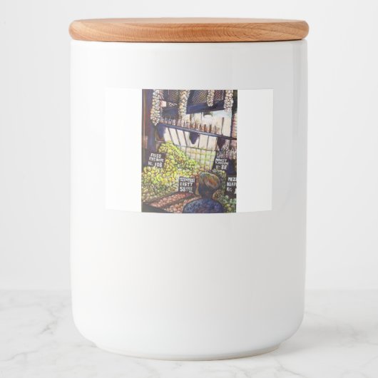 Dimensionen der Neugier Lebensmitteletikett (Vorderseite)