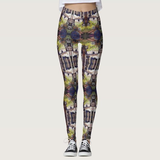 Dimensionen der Neugier Leggings (Vorderseite)