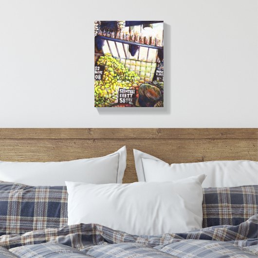 Dimensionen der Neugier Leinwanddruck (Insitu (Schlafzimmer))