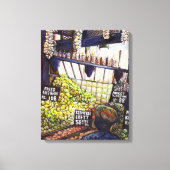 Dimensionen der Neugier Leinwanddruck (Vorderseite)