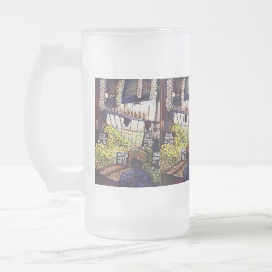 Dimensionen der Neugier Mattglas Bierglas (Links)