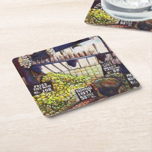 Dimensionen der Neugier Rechteckiger Pappuntersetzer (angewinkelt)