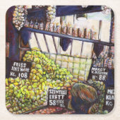 Dimensionen der Neugier Rechteckiger Pappuntersetzer (Vorderseite)