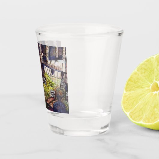 Dimensionen der Neugier Schnapsglas (Rechts)