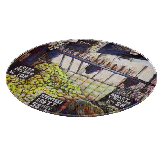 Dimensionen der Neugier Schneidebrett (Ecke)