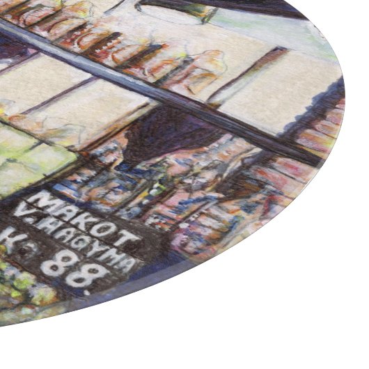 Dimensionen der Neugier Schneidebrett (Ecke)