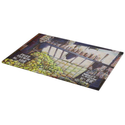 Dimensionen der Neugier Schneidebrett (Ecke)