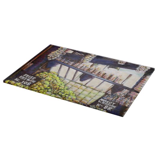 Dimensionen der Neugier Schneidebrett (Ecke)