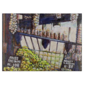 Dimensionen der Neugier Schneidebrett (Vorderseite)