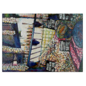 Dimensionen der Neugier Schneidebrett (Vorderseite)