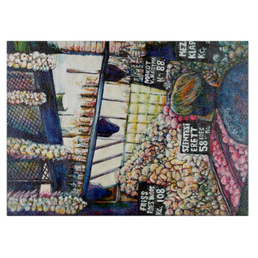 Dimensionen der Neugier Schneidebrett (Vorderseite)