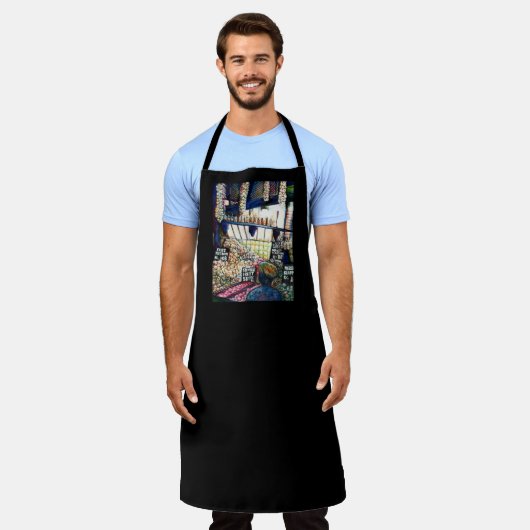 Dimensionen der Neugier Schürze (Getragen)