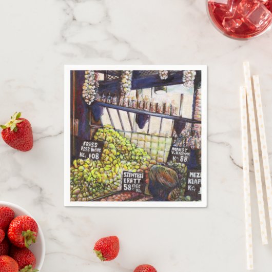 Dimensionen der Neugier Serviette (Beispiel)