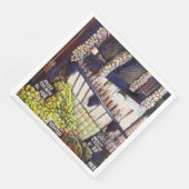 Dimensionen der Neugier Serviette (Ecke)