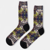 Dimensionen der Neugier Socken (Linkes Detail)