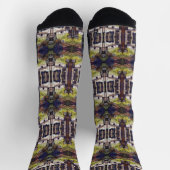 Dimensionen der Neugier Socken (Oben)
