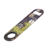 Dimensionen der Neugier Speed Flaschenöffner (Rückseite Schrägansicht)