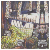 Dimensionen der Neugier Stoff (Nahaufnahme)